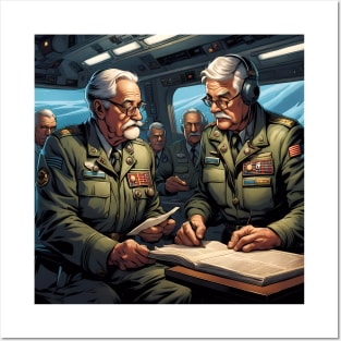 Pensioners as commercial aircrew Posters and Art